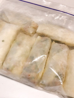 冷凍ストック作り置き鶏と大葉のチーズ春巻-レシピのメイン写真