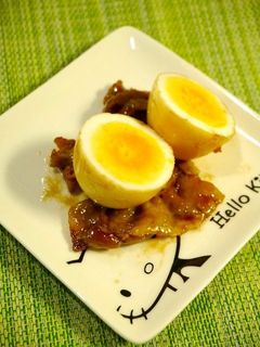 お弁当!ゆで卵の照り焼き-レシピのメイン写真