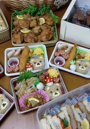 くま弁当-レシピのメイン写真