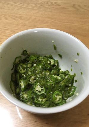 ささっと♪オクラめかぶ-レシピのメイン写真