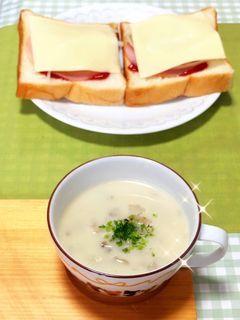 クノールスープのポタージュにちょい足し♪-レシピのメイン写真