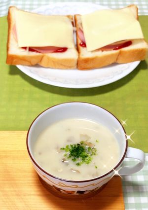 クノールスープのポタージュにちょい足し♪-レシピのメイン写真