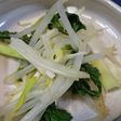 減塩、もやし・ネギ・春菊のナムル