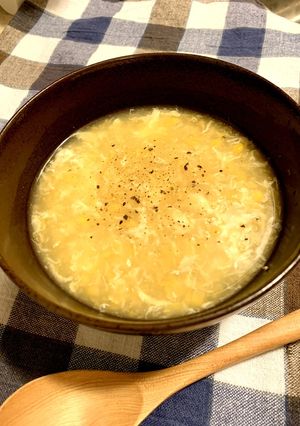 みんな大好き☆クリームコーンの中華スープ-レシピのメイン写真