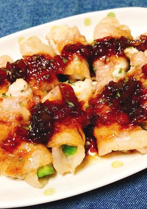 アボカド肉巻きマーマレードソース-レシピのメイン写真
