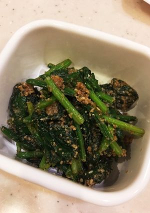 レンジで簡単☆ほうれん草の胡麻和え-レシピのメイン写真
