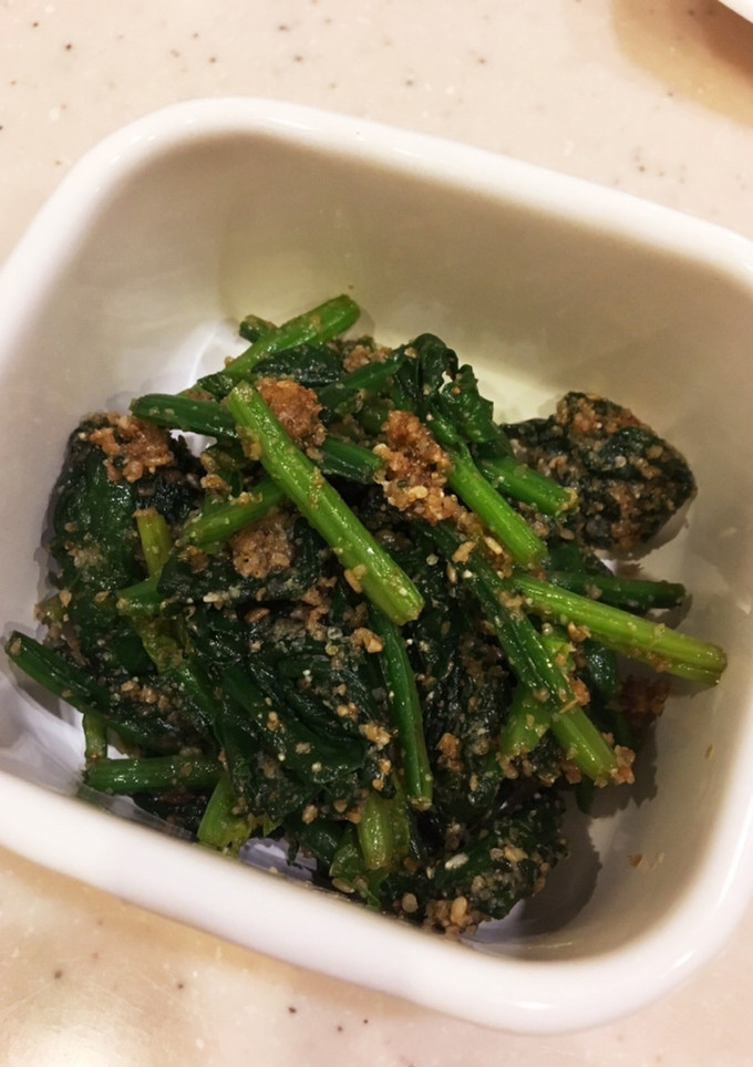 レンジで簡単☆ほうれん草の胡麻和え-レシピのメイン写真