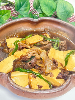 老舗の味を家庭で再現🥘すきやき肉豆腐✨🤗-レシピのメイン写真