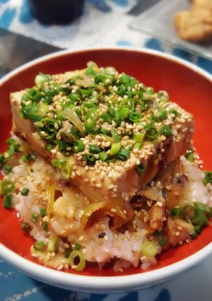 簡単 さば缶でドドーンと豆腐飯-レシピのメイン写真