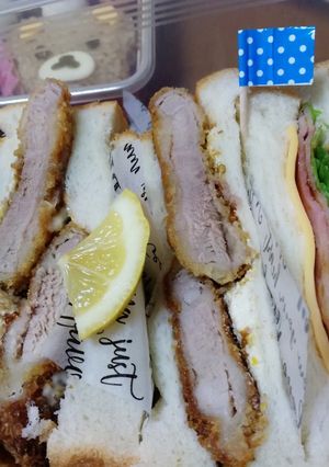 お花見サンドイッチ-レシピのメイン写真