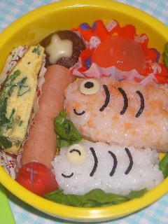 こいのぼり弁当(キャラ弁)-レシピのメイン写真