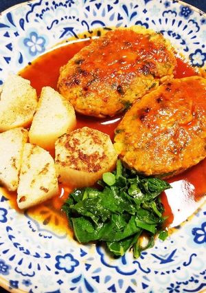 セロリたっぷりチーズバーグ-レシピのメイン写真