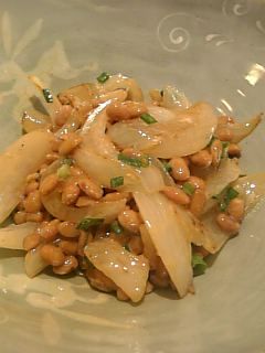 納豆と炒め新玉ねぎ-レシピのメイン写真