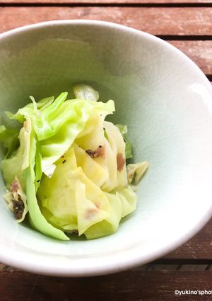 レンジで簡単☆アンチョビキャベツ-レシピのメイン写真