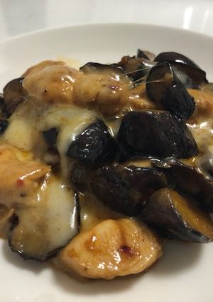 茄子のチーズ辛味噌炒め-レシピのメイン写真