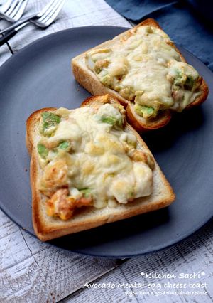 アボカド明太玉子チーズトースト-レシピのメイン写真
