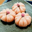 白花甘納豆から桜の練り切り