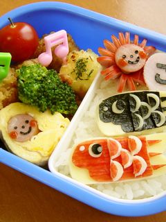 鯉のぼり☆お弁当(キャラ弁)-レシピのメイン写真