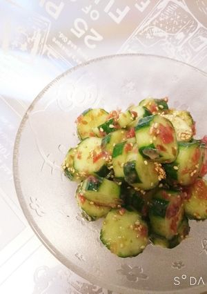 簡単!【居酒屋風❇️梅きゅうり】-レシピのメイン写真