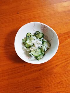 きゅうりとらっきょの酢の物-レシピのメイン写真