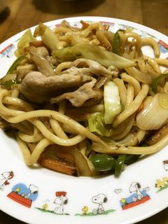 たっぷり野菜焼きうどんpart2-レシピのメイン写真