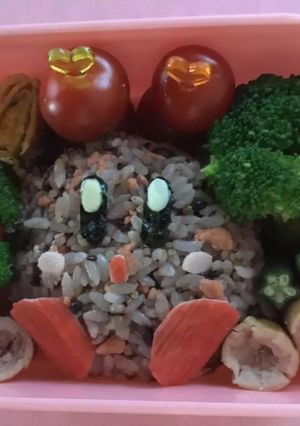 星のカービィおにぎりキャラ弁-レシピのメイン写真
