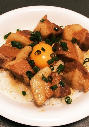 うめえ豚角煮丼-レシピのメイン写真