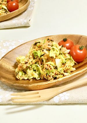 旨うま！キャベツの海苔ツナサラダ♪-レシピのメイン写真