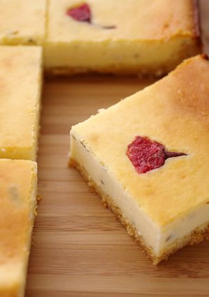 簡単ホットケーキミックス☆桜チーズケーキ-レシピのメイン写真