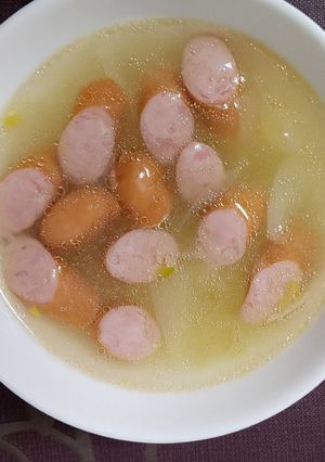 玉ねぎとウインナーの薬膳スープ-レシピのメイン写真
