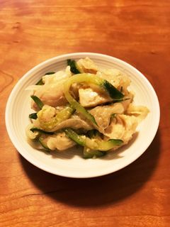 ささみの酢の物-レシピのメイン写真