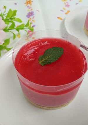 可愛い～ラズベリームース☆-レシピのメイン写真