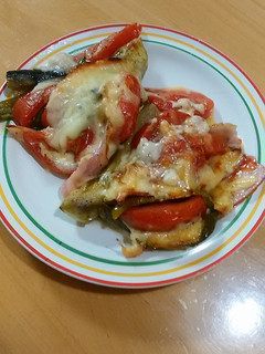 茄子・トマ・ピーマンのベーコンチーズ焼き-レシピのメイン写真