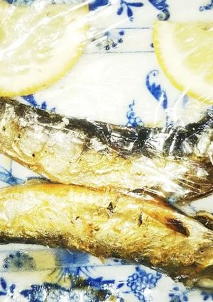 焼きイワシのレモン添え-レシピのメイン写真
