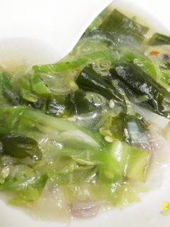即席わかめスープ-レシピのメイン写真