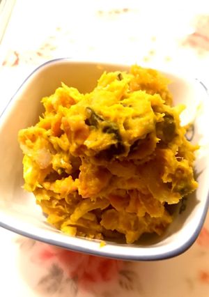 かぼちゃの煮物で簡単サラダ！-レシピのメイン写真