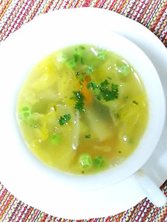 キャベツと合挽き肉の旨味スープ♪-レシピのメイン写真