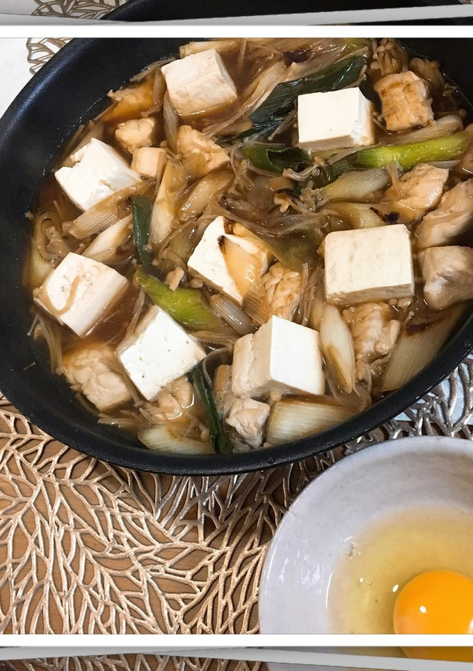とろっとろネギとヘルシーささみすき焼き-レシピのメイン写真
