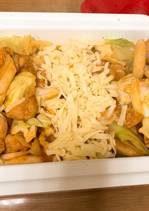 チーズダッカルビ-レシピのメイン写真