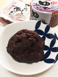 ゆで小豆缶&さらしあんでお好みあんこ〜♪-レシピのメイン写真