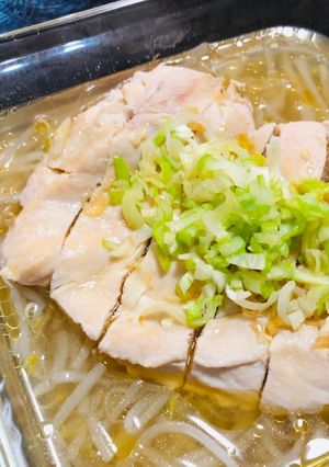 10分調理！どどんと蒸し鶏-レシピのメイン写真