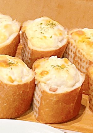 フランスパンでグラタン-レシピのメイン写真