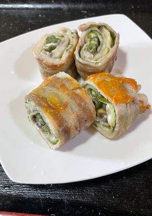 減塩!豚とナスのチーズロール-レシピのメイン写真