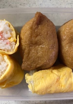 超スピード簡単いなり弁当-レシピのメイン写真