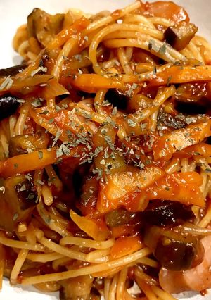 ホットプレートでパスタ-レシピのメイン写真