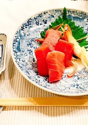 簡単^_^お刺身を山わさびで-レシピのメイン写真