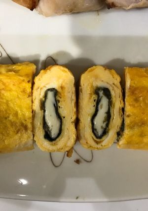 海苔チーズの卵焼き-レシピのメイン写真