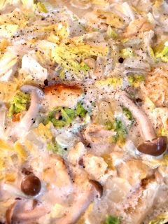365スープ13お揚げさん白菜のミルク煮-レシピのメイン写真