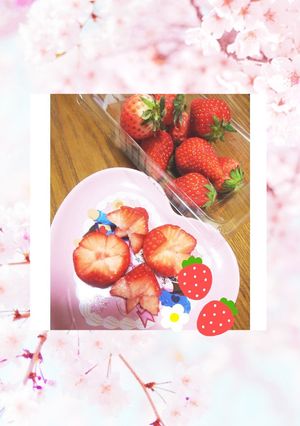 Spring☺️FLOWERいちご❤️-レシピのメイン写真