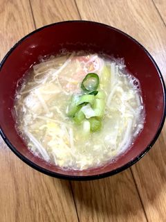 えのきとねぎの卵スープ♪-レシピのメイン写真
